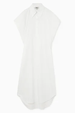 COS OVERSIZED MIDI SHIRT DRESS-Women Dresses & Jumpsuits