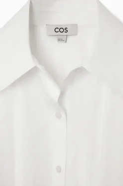 COS OVERSIZED MIDI SHIRT DRESS-Women Dresses & Jumpsuits
