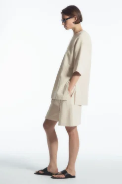 COS OVERSIZED MID-WEIGHT T-SHIRT-Women T-Shirts | Tops