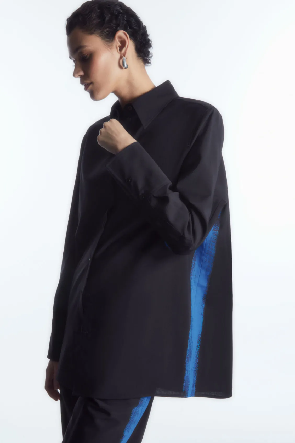 COS OVERSIZED PAINTED WOOL SHIRT-Women Shirts & Blouses | Tops