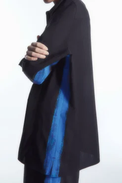 COS OVERSIZED PAINTED WOOL SHIRT-Women Shirts & Blouses | Tops