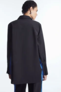 COS OVERSIZED PAINTED WOOL SHIRT-Women Shirts & Blouses | Tops