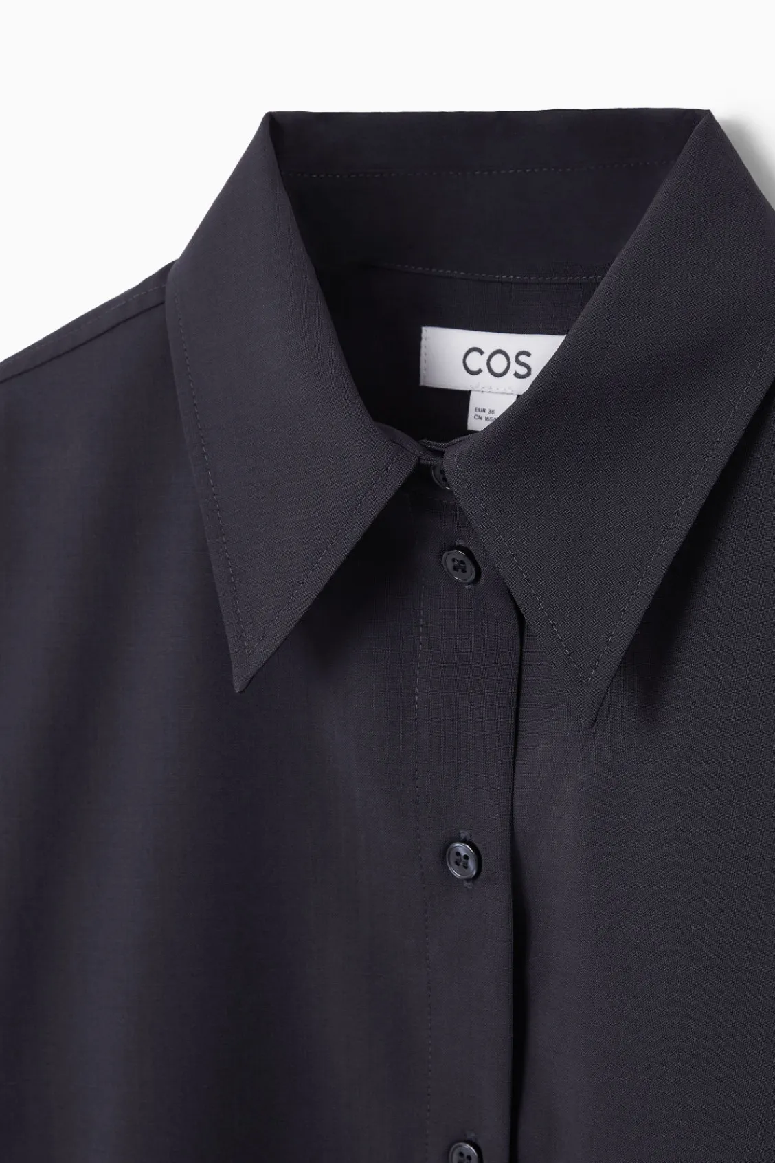 COS OVERSIZED PAINTED WOOL SHIRT-Women Shirts & Blouses | Tops