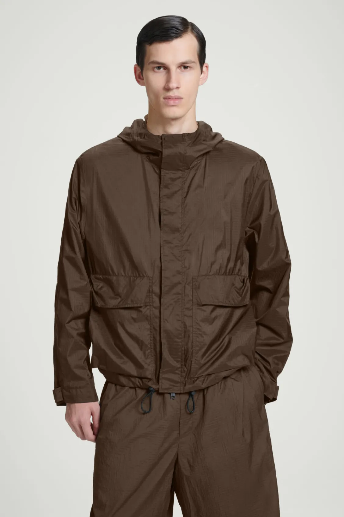COS OVERSIZED PARACHUTE NYLON UTILITY JACKET- Matching Sets | Coats & Jackets