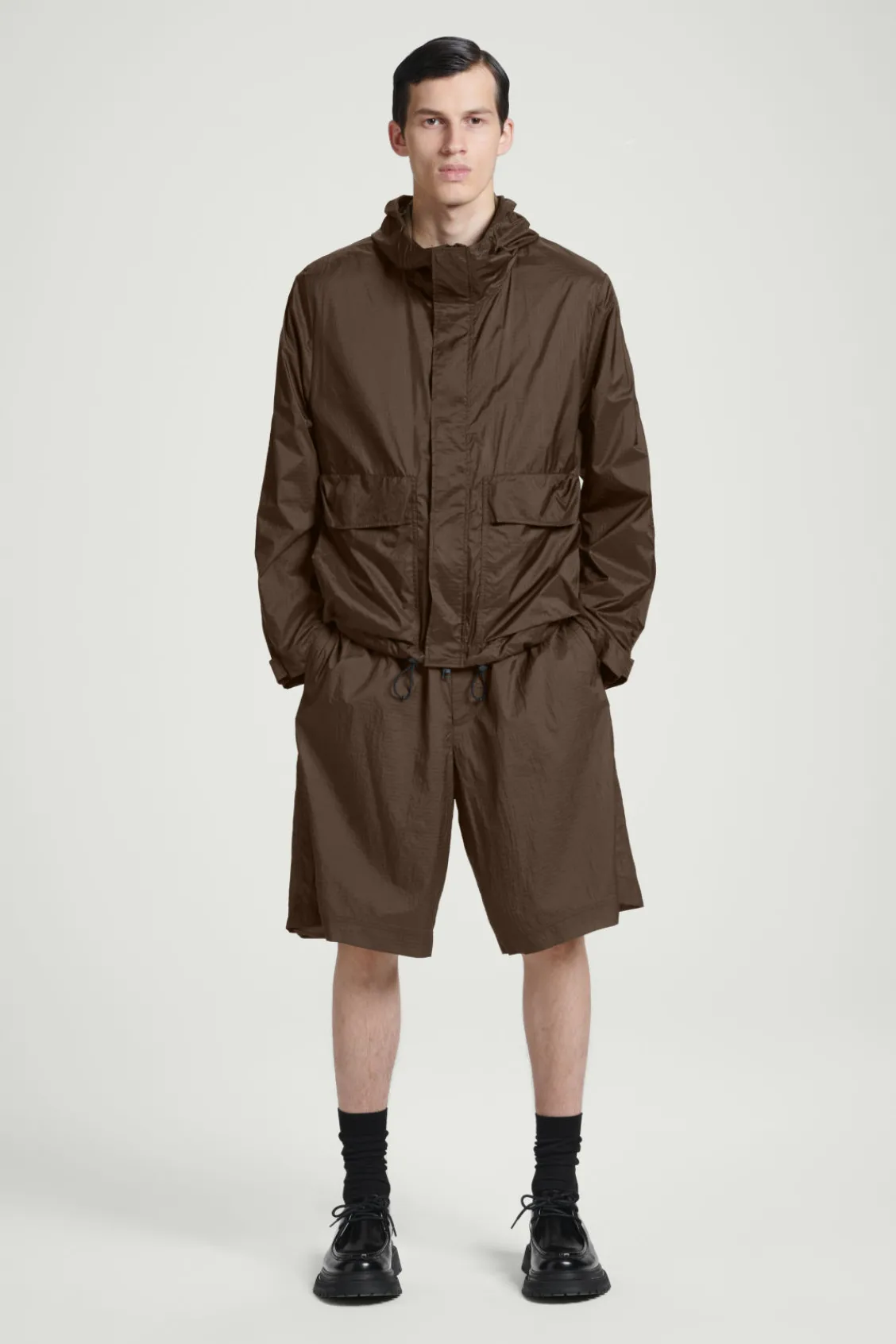 COS OVERSIZED PARACHUTE NYLON UTILITY JACKET- Matching Sets | Coats & Jackets