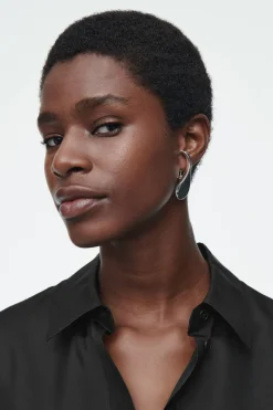 COS OVERSIZED PURE SILK SHIRT-Women Shirts & Blouses | Tops