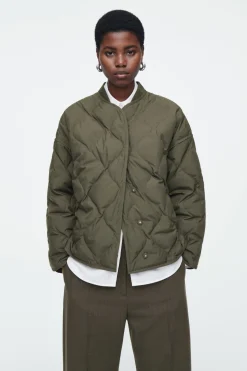 COS OVERSIZED QUILTED JACKET-Women Coats & Jackets