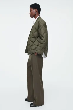 COS OVERSIZED QUILTED JACKET-Women Coats & Jackets