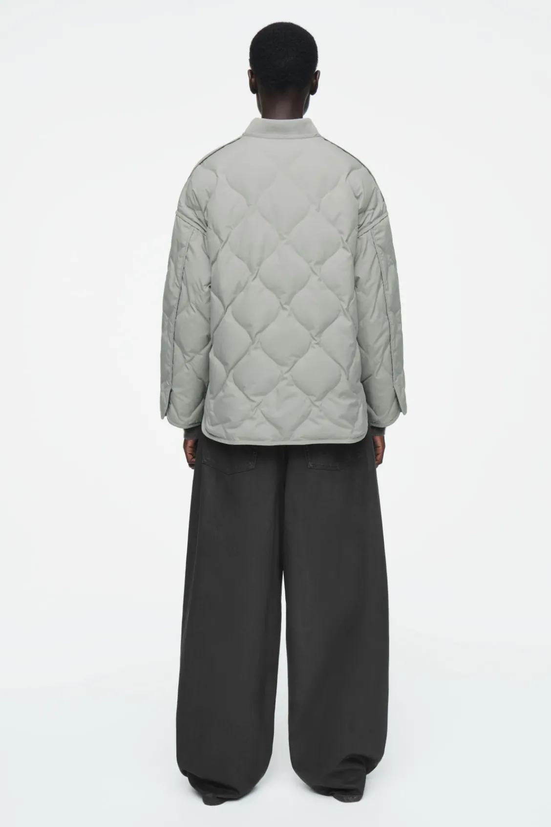 COS OVERSIZED QUILTED JACKET-Women Coats & Jackets