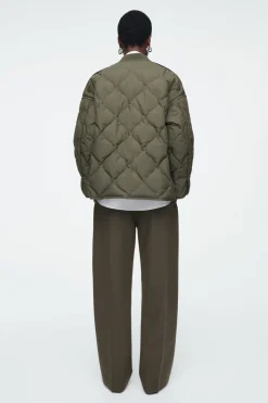 COS OVERSIZED QUILTED JACKET-Women Coats & Jackets