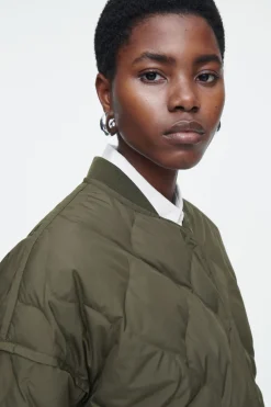 COS OVERSIZED QUILTED JACKET-Women Coats & Jackets