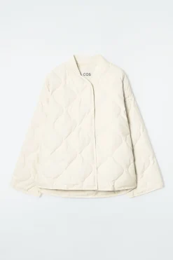 COS OVERSIZED QUILTED JACKET-Women Coats & Jackets