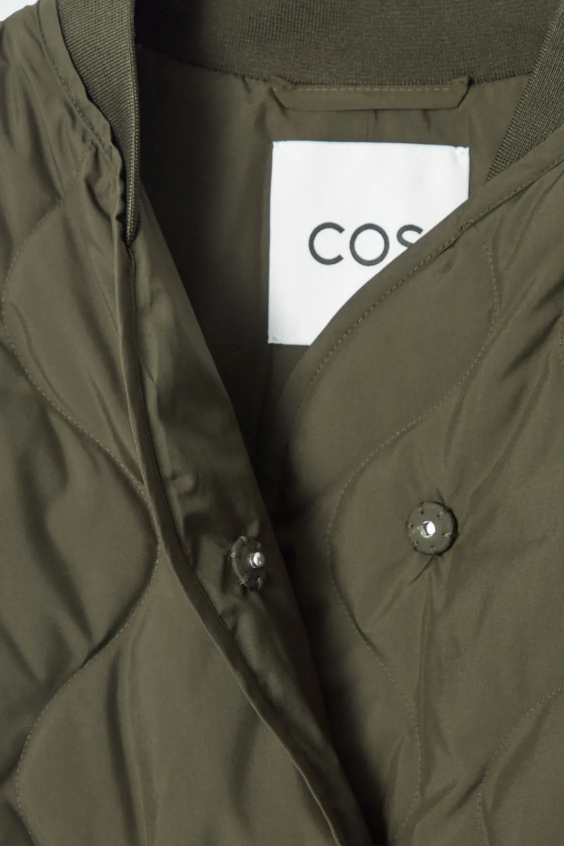 COS OVERSIZED QUILTED JACKET-Women Coats & Jackets