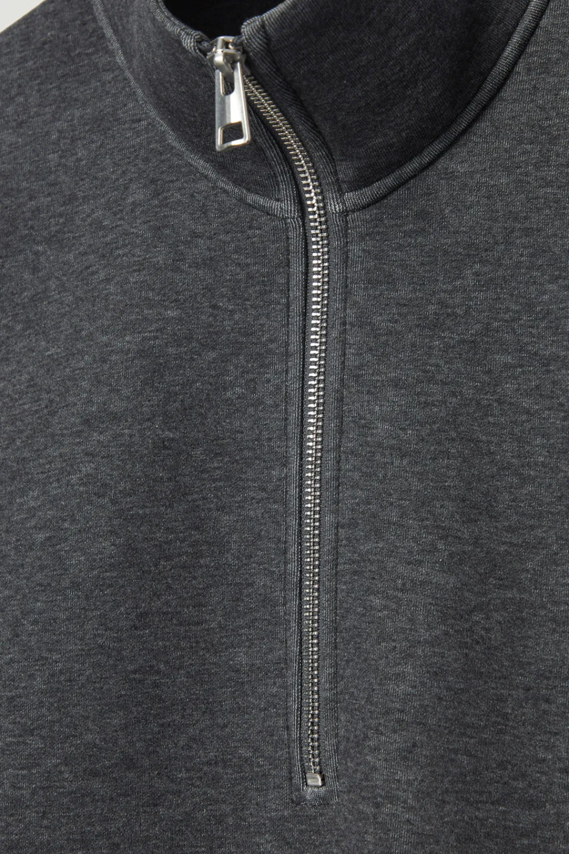 COS OVERSIZED SCUBA-JERSEY HALF-ZIP SWEATSHIRT- Sweatshirts & Hoodies