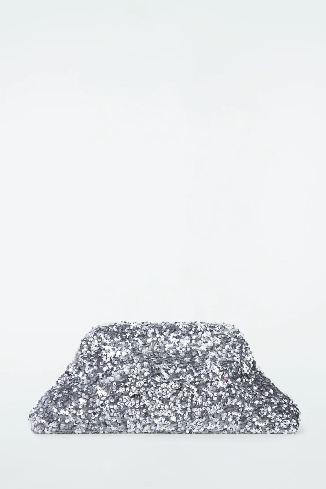 COS OVERSIZED SEQUINED FRAMED CLUTCH-Women Bags