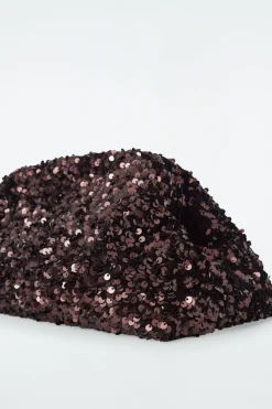 COS OVERSIZED SEQUINED FRAMED CLUTCH-Women Bags