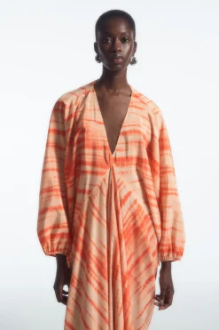 COS OVERSIZED SILK KAFTAN DRESS-Women Dresses & Jumpsuits