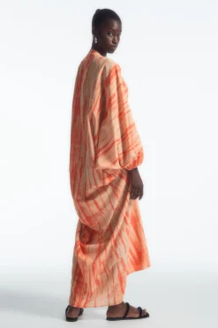 COS OVERSIZED SILK KAFTAN DRESS-Women Dresses & Jumpsuits