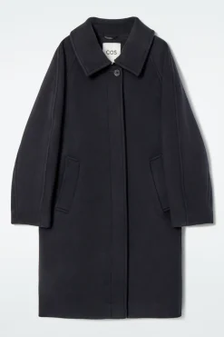COS OVERSIZED SINGLE-BREASTED WOOL COAT-Women Coats & Jackets