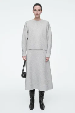 COS OVERSIZED SPARKLY MERINO WOOL SWEATER-Women Sweaters & Cardigans