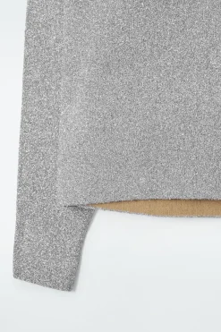 COS OVERSIZED SPARKLY MERINO WOOL SWEATER-Women Sweaters & Cardigans