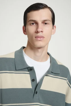 COS OVERSIZED STRIPED POLO SHIRT- Polo Shirts