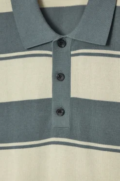 COS OVERSIZED STRIPED POLO SHIRT- Polo Shirts