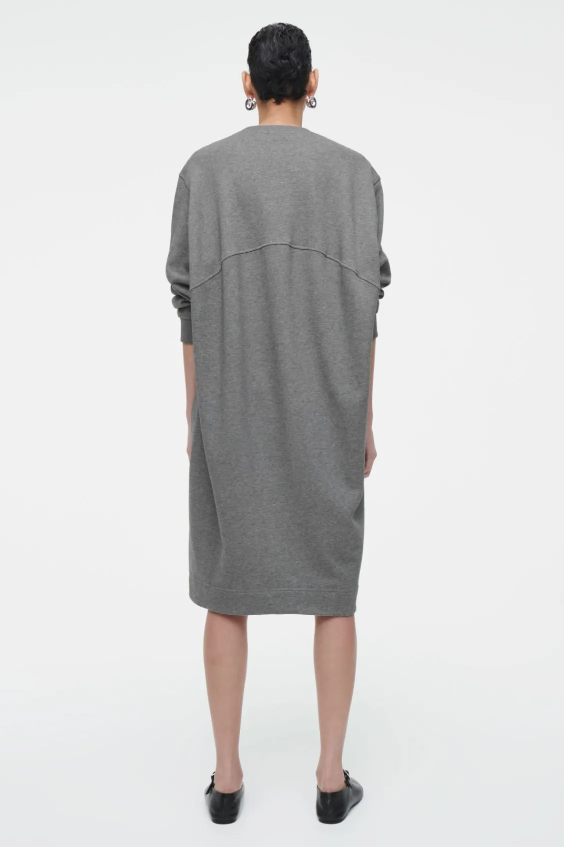 COS OVERSIZED SWEATSHIRT MIDI DRESS-Women Dresses & Jumpsuits