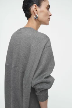 COS OVERSIZED SWEATSHIRT MIDI DRESS-Women Dresses & Jumpsuits