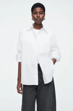 COS OVERSIZED TAILORED SHIRT-Women Shirts & Blouses | Tops