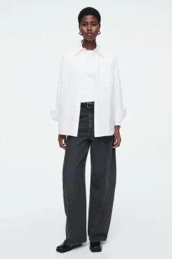 COS OVERSIZED TAILORED SHIRT-Women Shirts & Blouses | Tops