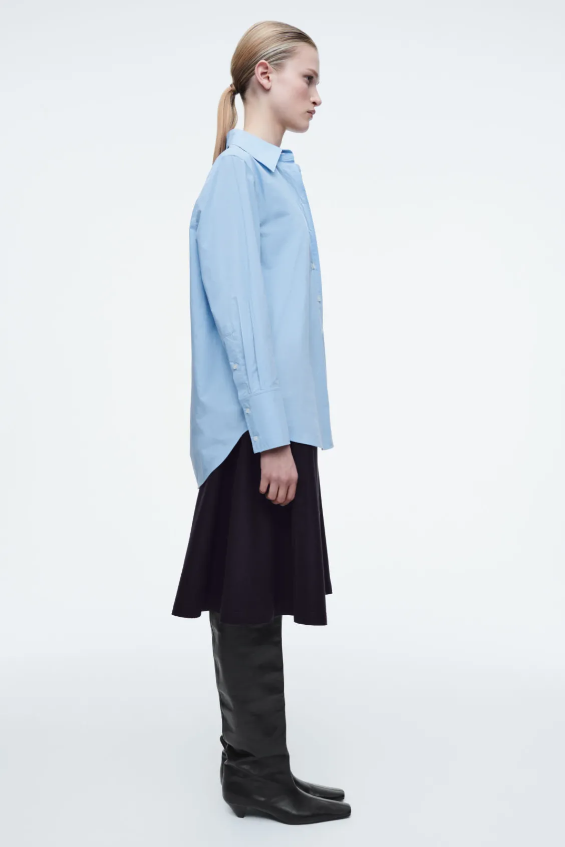 COS OVERSIZED TAILORED SHIRT-Women Shirts & Blouses | Tops