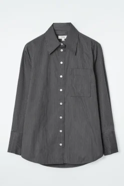 COS OVERSIZED TAILORED SHIRT-Women Shirts & Blouses | Tops