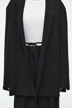 COS OVERSIZED TIE-FRONT BLAZER-Women Coats & Jackets