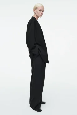 COS OVERSIZED TIE-FRONT BLAZER-Women Coats & Jackets