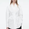 COS OVERSIZED TIE-WAIST SHIRT-Women Shirts & Blouses | Tops