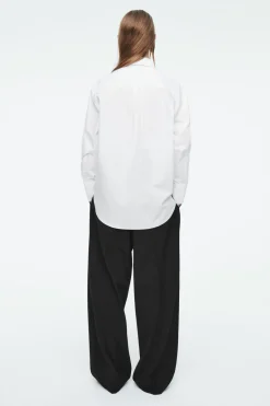 COS OVERSIZED TIE-WAIST SHIRT-Women Shirts & Blouses | Tops