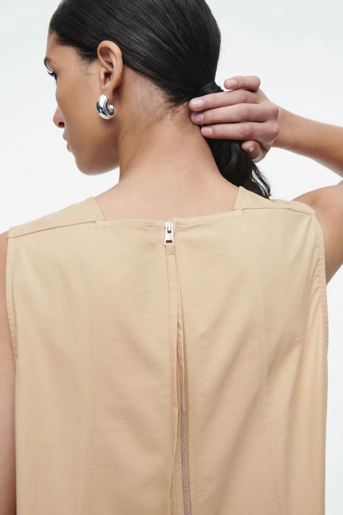 COS OVERSIZED V-NECK JUMPSUIT-Women Dresses & Jumpsuits | Pants
