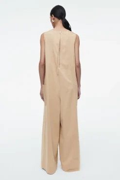 COS OVERSIZED V-NECK JUMPSUIT-Women Dresses & Jumpsuits | Pants