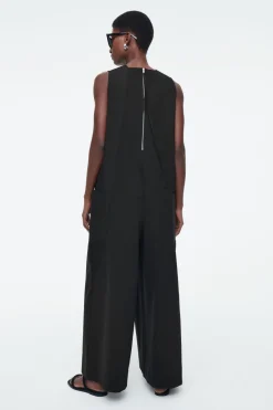 COS OVERSIZED V-NECK JUMPSUIT-Women Dresses & Jumpsuits | Pants