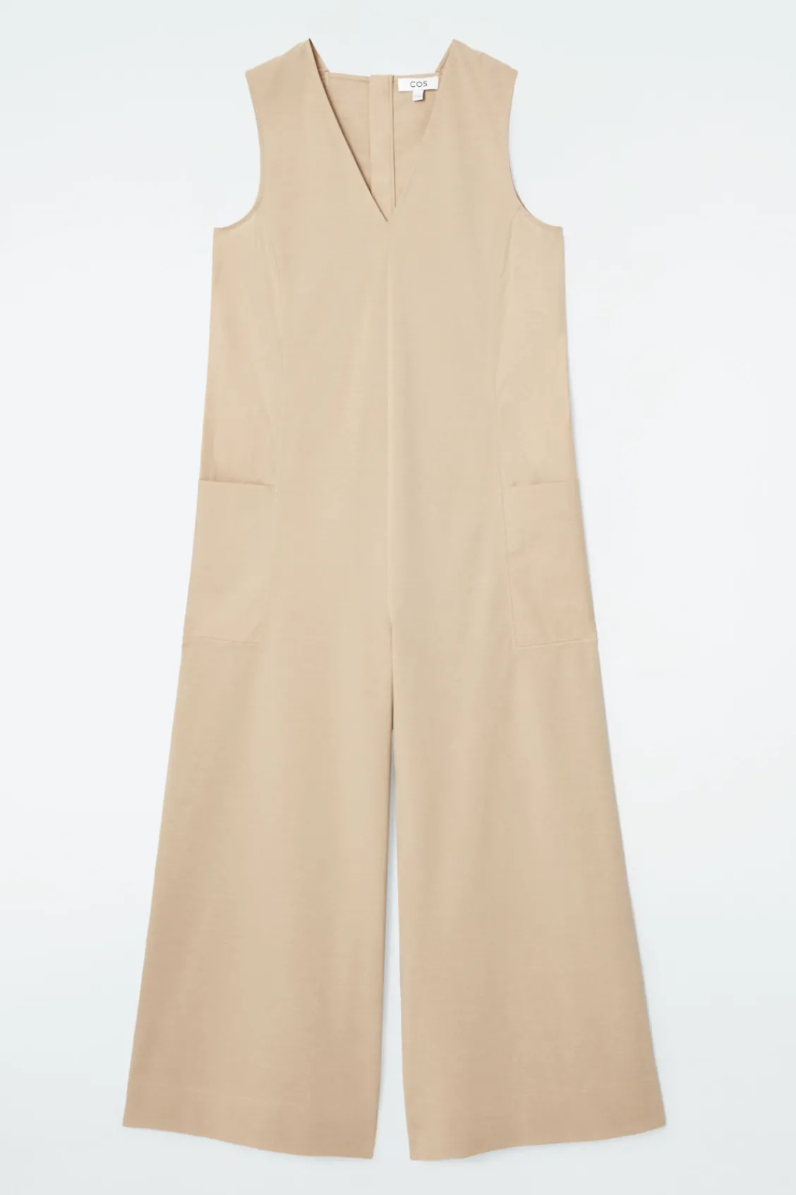 COS OVERSIZED V-NECK JUMPSUIT-Women Dresses & Jumpsuits | Pants