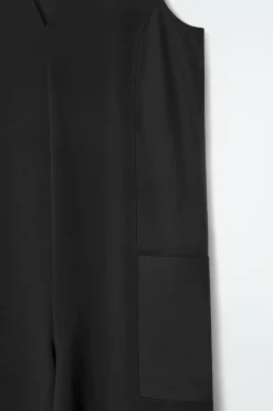 COS OVERSIZED V-NECK JUMPSUIT-Women Dresses & Jumpsuits | Pants