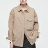 COS OVERSIZED WORKWEAR OVERSHIRT-Women Shirts & Blouses | Tops