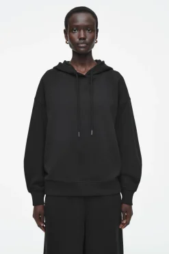 COS OVRESIZED JERSEY HOODIE-Women Tops