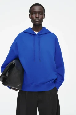COS OVRESIZED JERSEY HOODIE-Women Tops