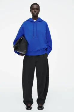 COS OVRESIZED JERSEY HOODIE-Women Tops