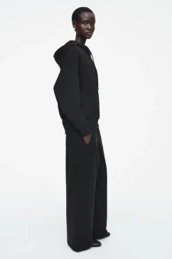 COS OVRESIZED JERSEY HOODIE-Women Tops