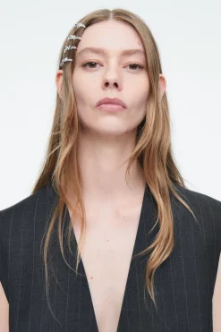 COS 4-PACK BOW HAIR SLIDES-Women Jewelry