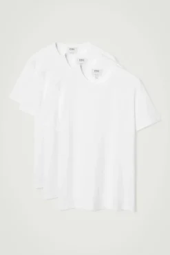 COS 3-PACK REGULAR COTTON T-SHIRTS- T-Shirts