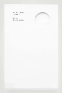 COS 3-PACK REGULAR COTTON T-SHIRTS- T-Shirts
